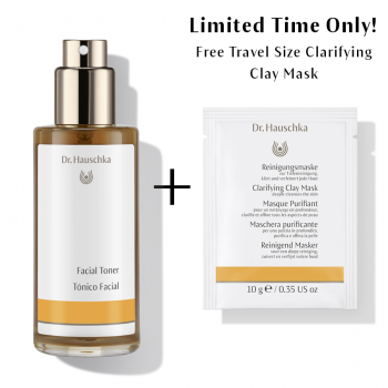 Facial Toner with Travel Size Clarifying Clay Mask