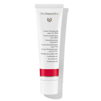 Dr. Hauschka Deodorizing Foot Cream: controls odor and absorbs excessive perspiration Dr. Hauschka Deodorizing Foot Cream - refreshes and absorbs moisture, free from aluminum salts.